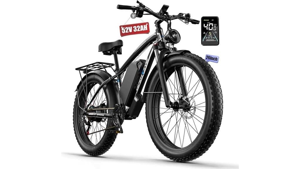 26 inch v7 white ebike review