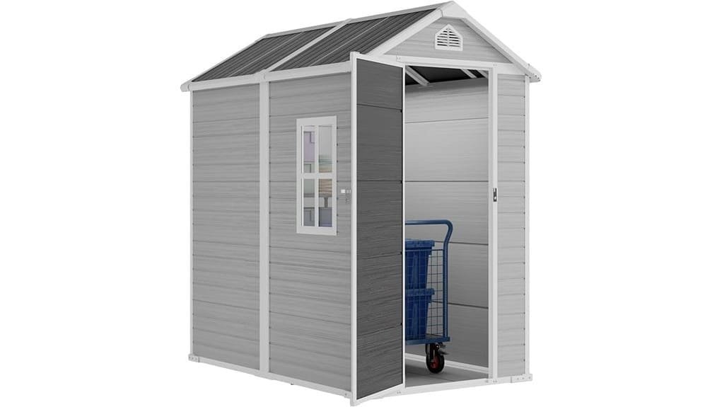 4x6 foot resin shed
