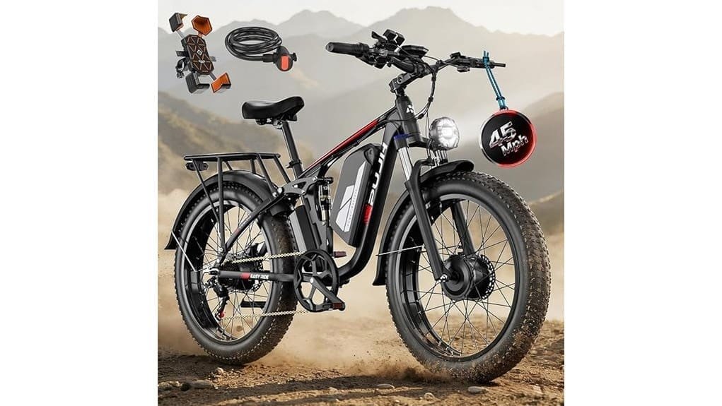 6000w dual motor 45mph ebike