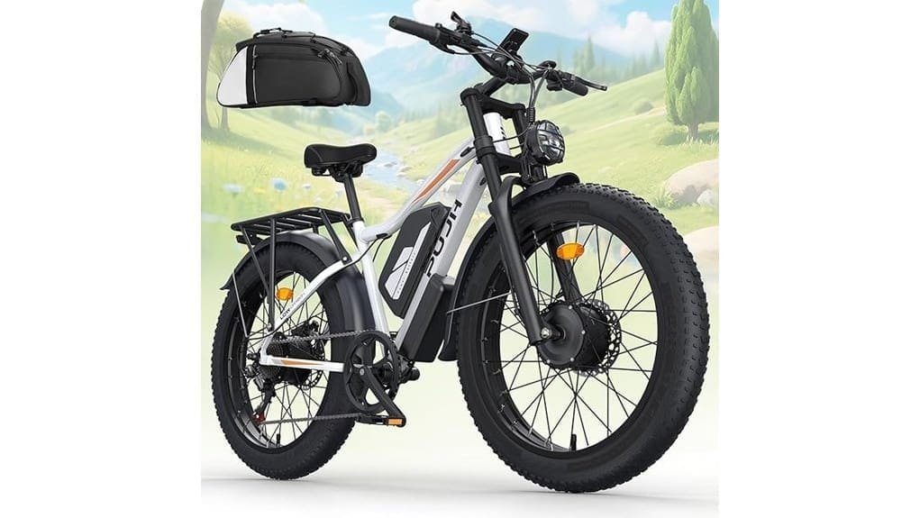 6000w dual motor 50mph e bike