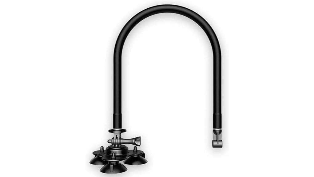 adjustable boat transducer mount