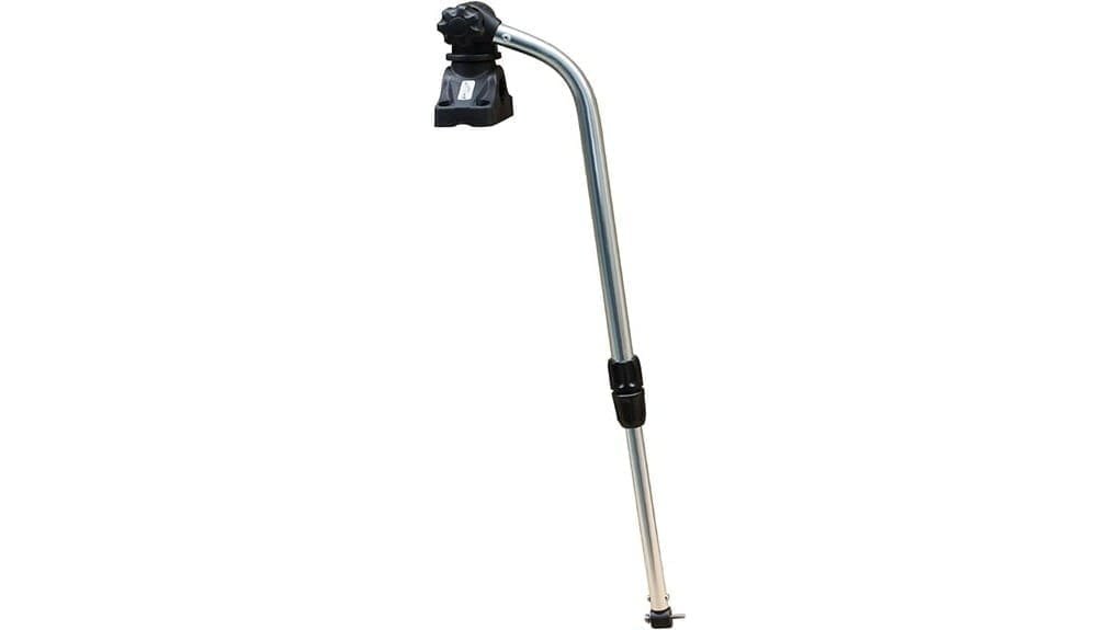 adjustable brocraft transducer mounting arm