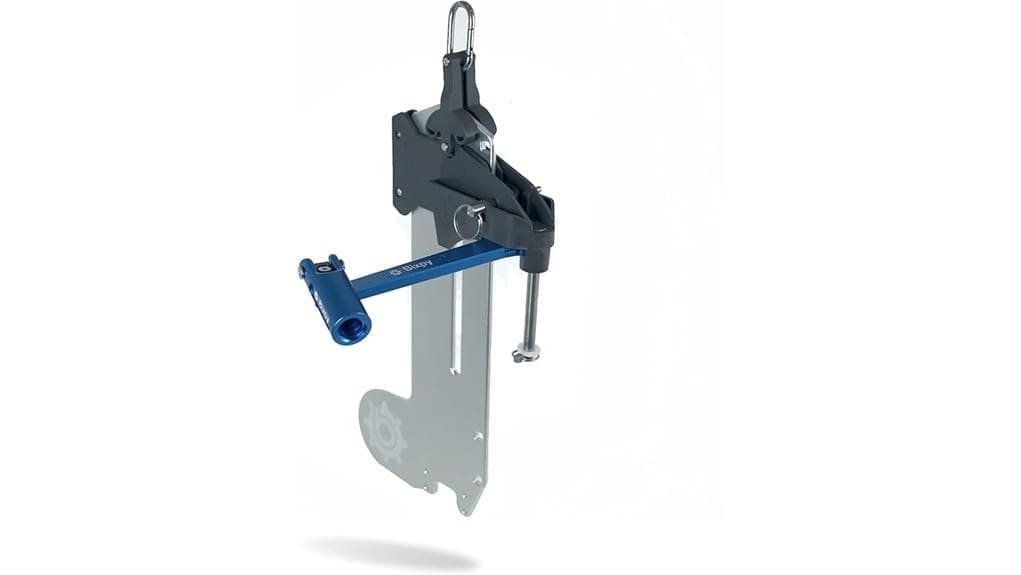 adjustable kayak rudder system