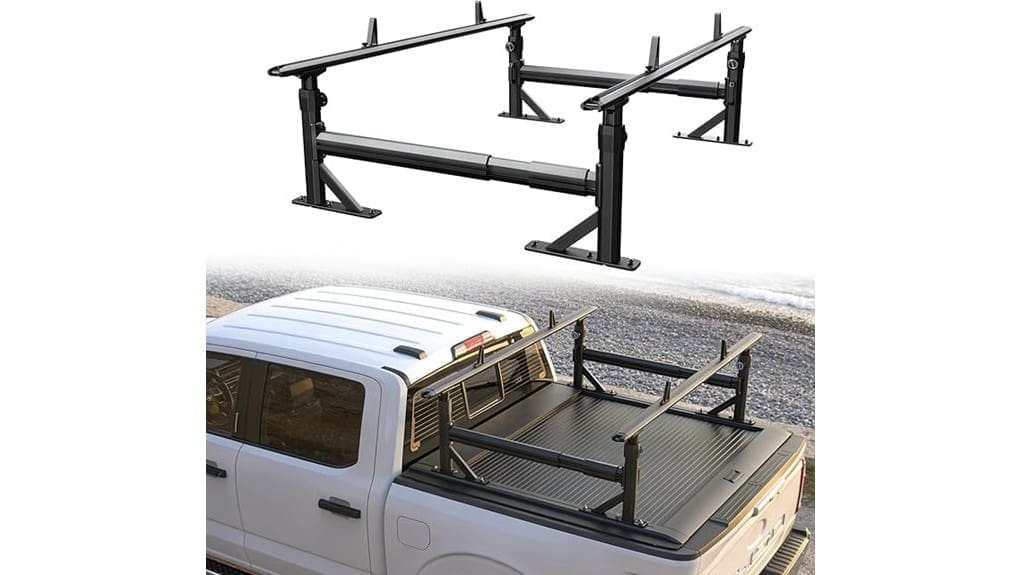 adjustable trumgeta truck rack