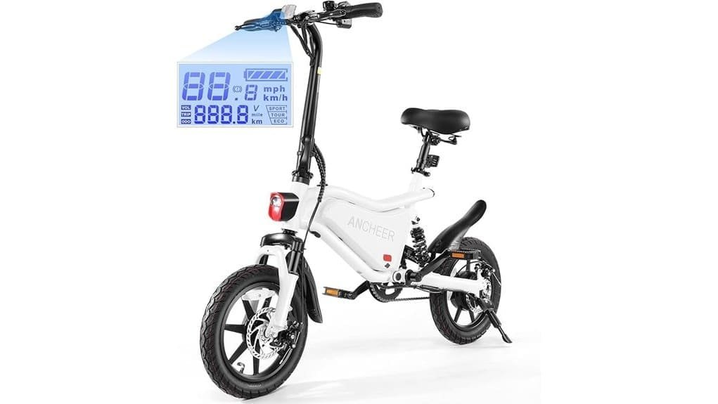 compact foldable commuter e bike