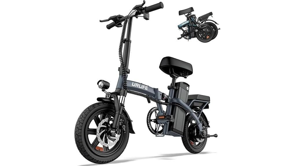 compact foldable commuter e bike