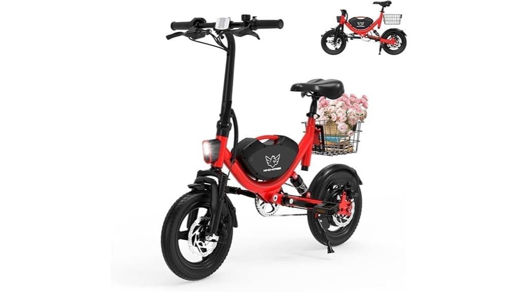 compact foldable electric commuter bike