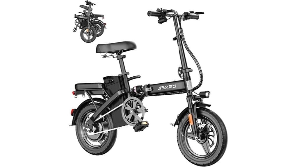compact foldable electric commuter bike