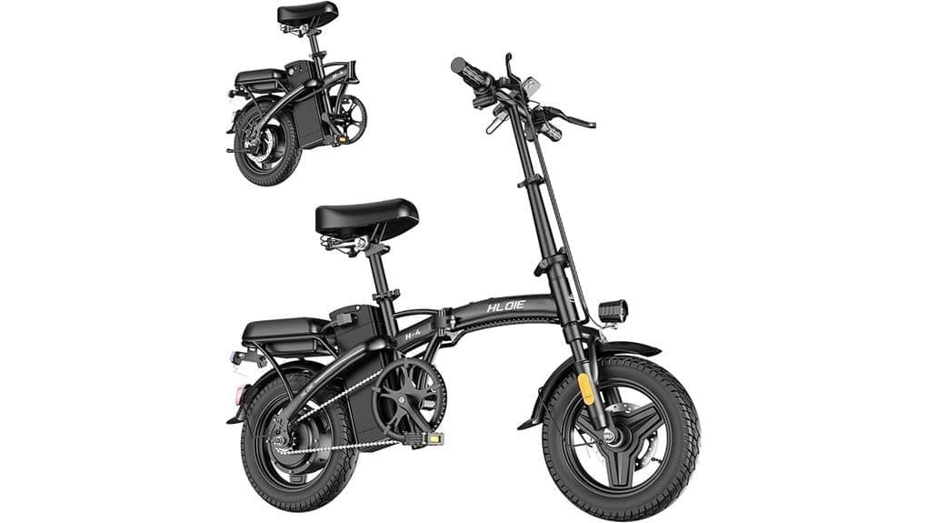 compact foldable electric commuter bike