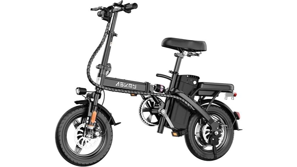 compact folding electric commuter bike