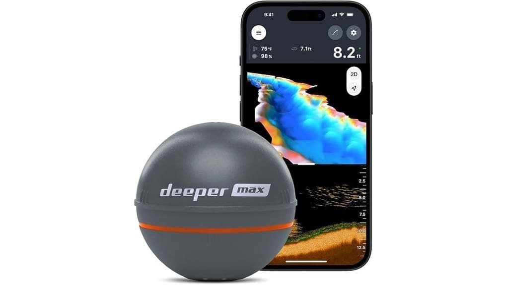 compact gps enabled castable sonar