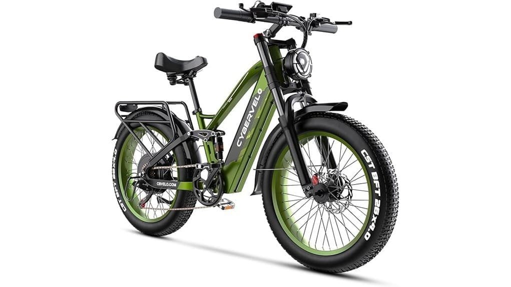 compact green 26 inch electric