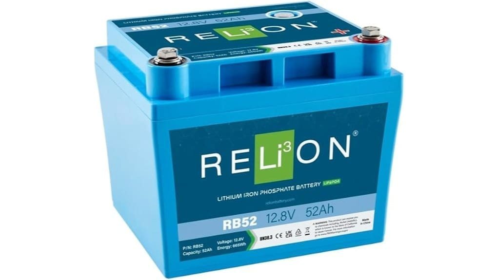 deep cycle 12v 52ah battery