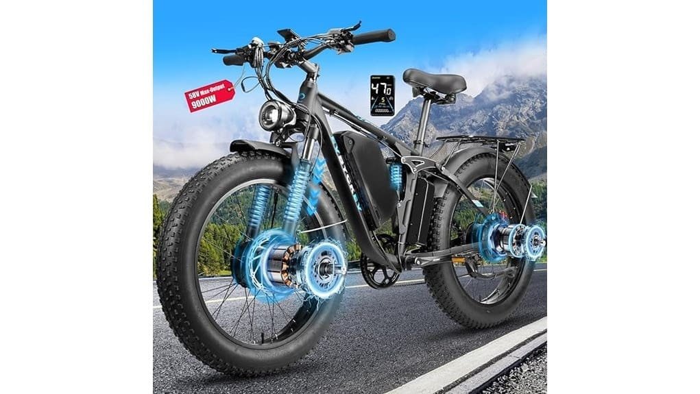 high power 9000w electric bike