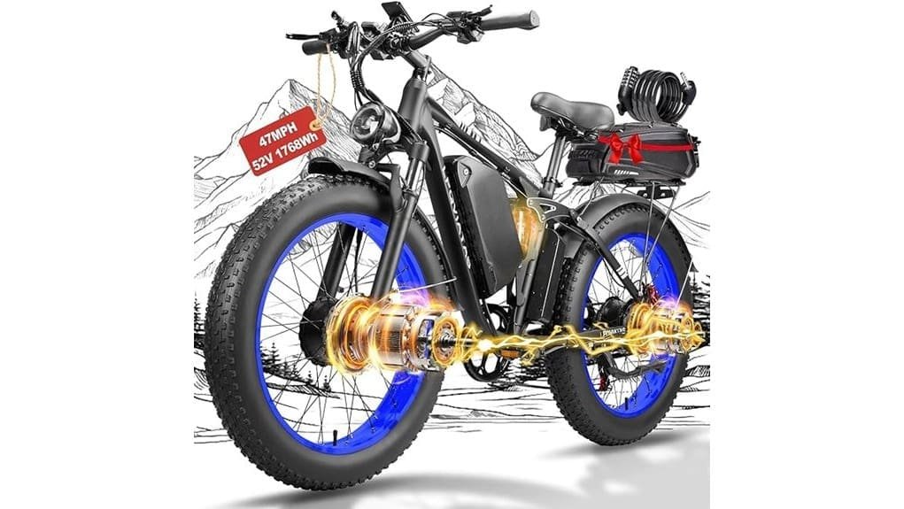 high powered dual motor ebike
