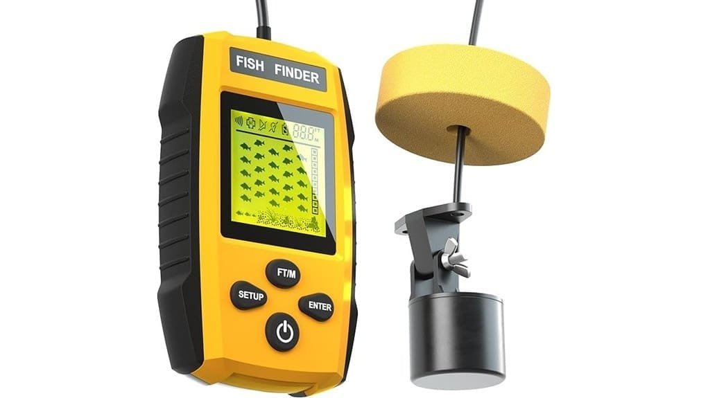 portable sonar alarm fishfinder