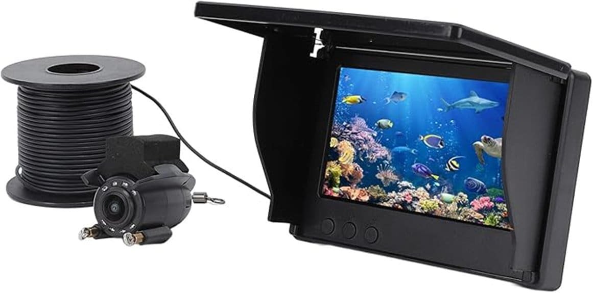 portable underwater fish finder