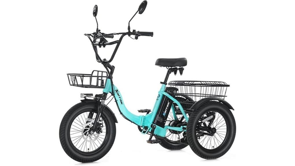 three wheeled adult e trike