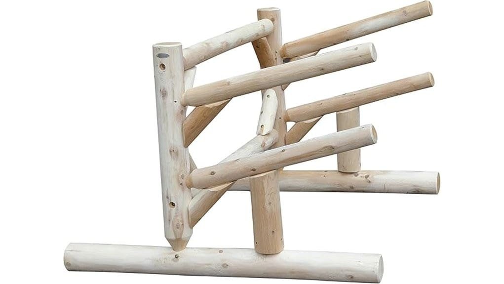 two person one sided canoe rack