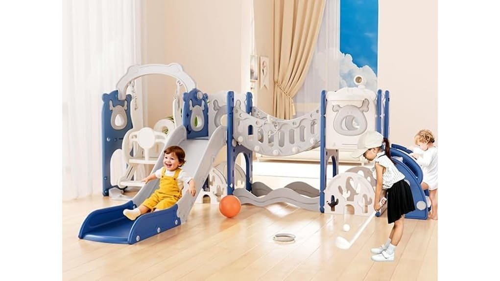 12 in 1 toddler slide swing set