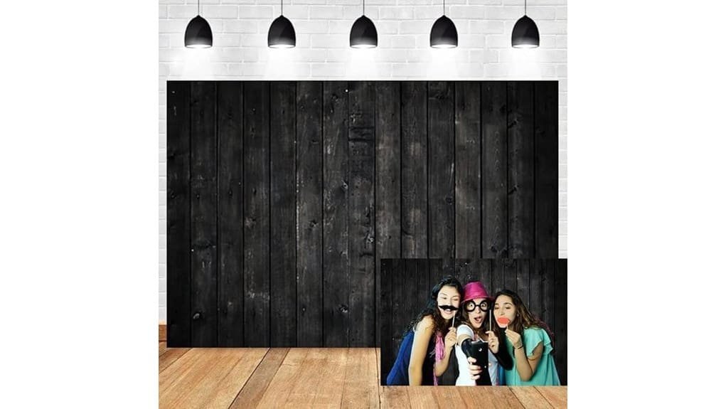 12x10ft dark wood backdrop
