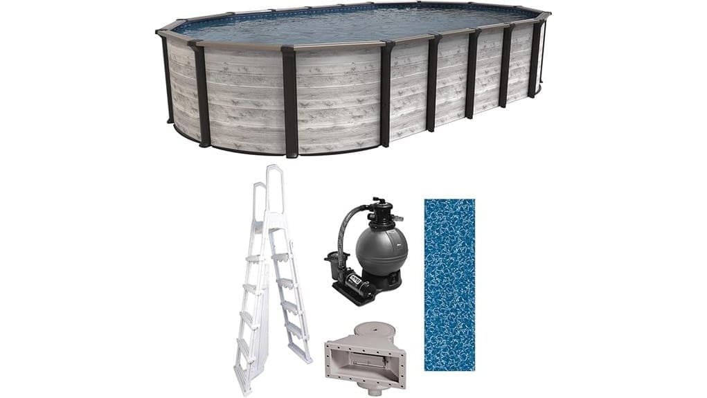 12x24x52 inch oval pool