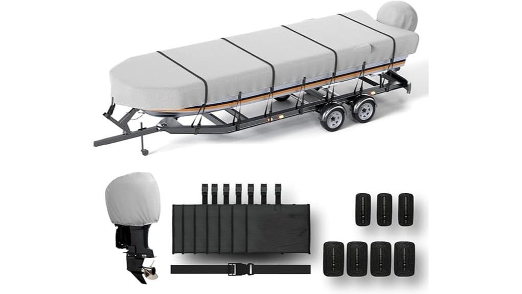 18ft jon boat cover with motor