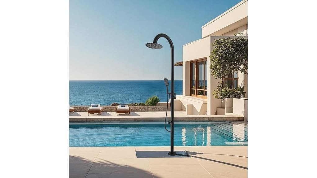 316 marine grade outdoor shower