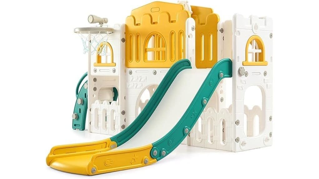 8 in 1 toddler slide playset