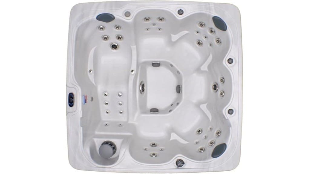 affordable compact two person spa