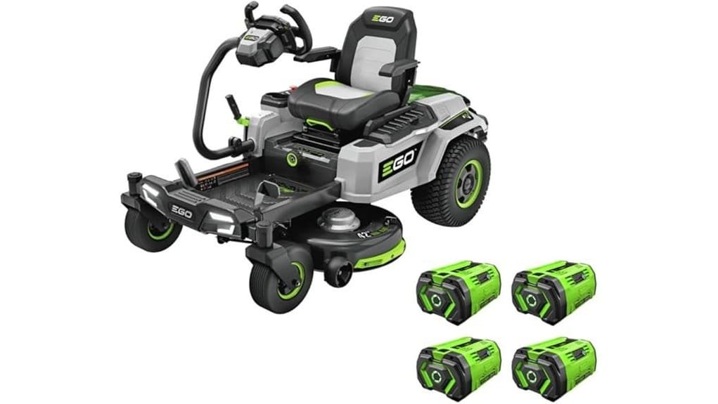 battery powered 42 inch riding mower