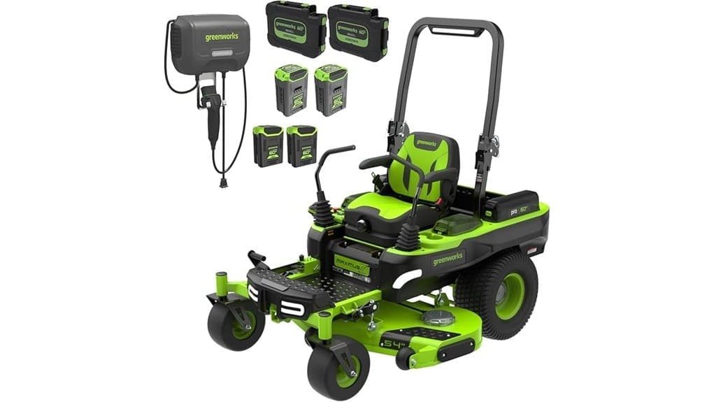battery powered 54 inch zero turn mower