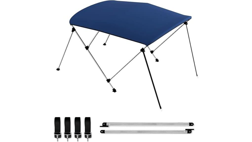 bimini 3 4 bow sunshade