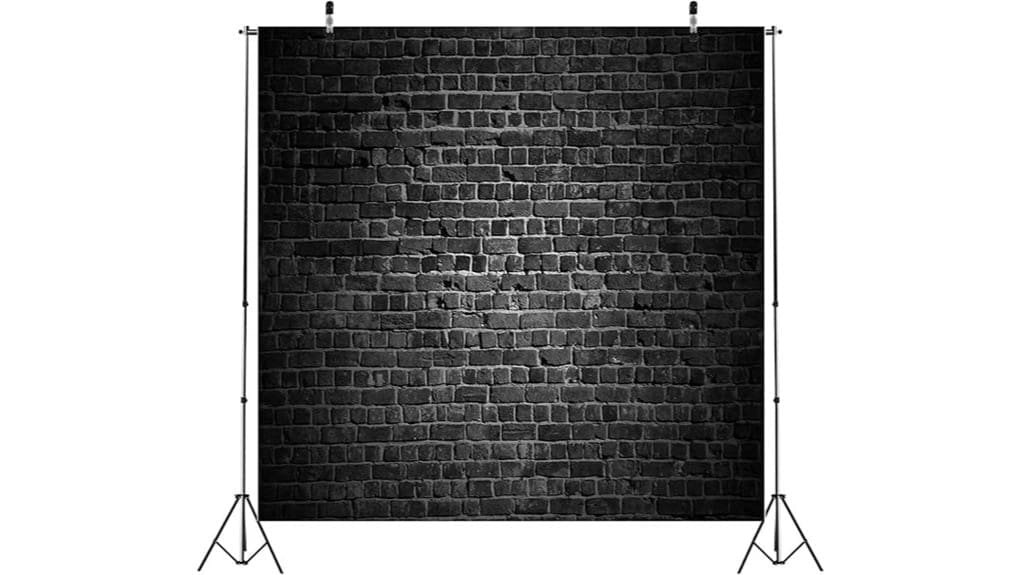 black brick fabric backdrop review