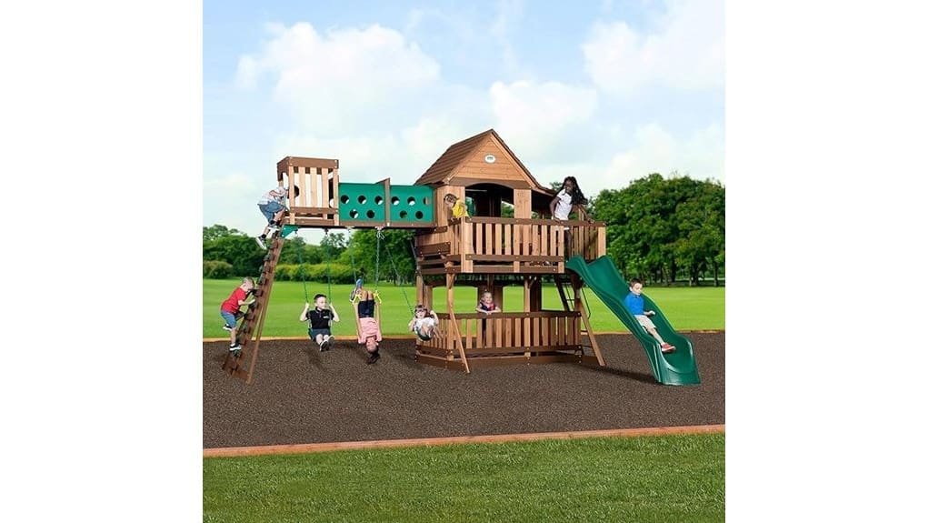 cedar woodridge elite swingset