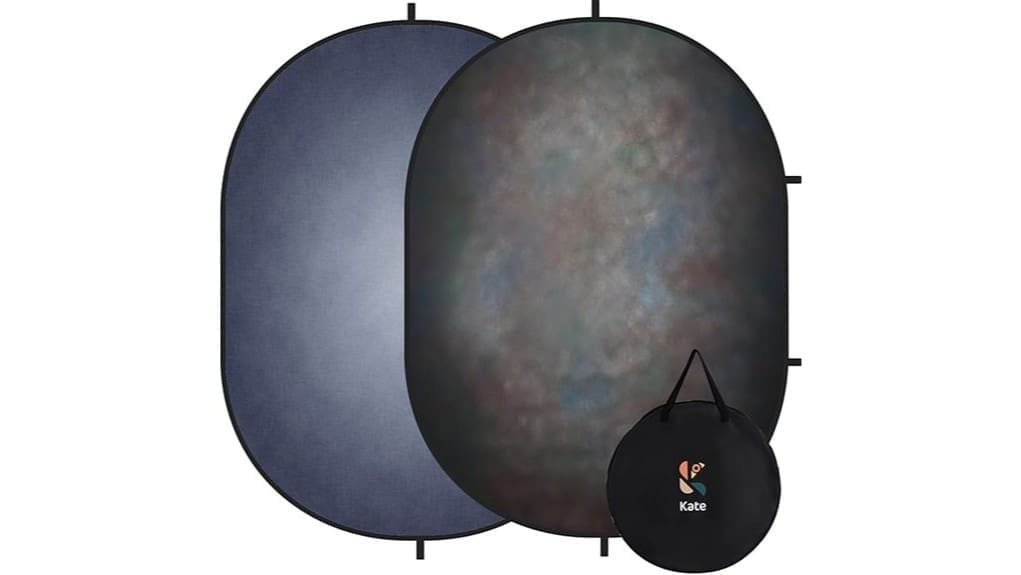 collapsible double sided textured backdrop