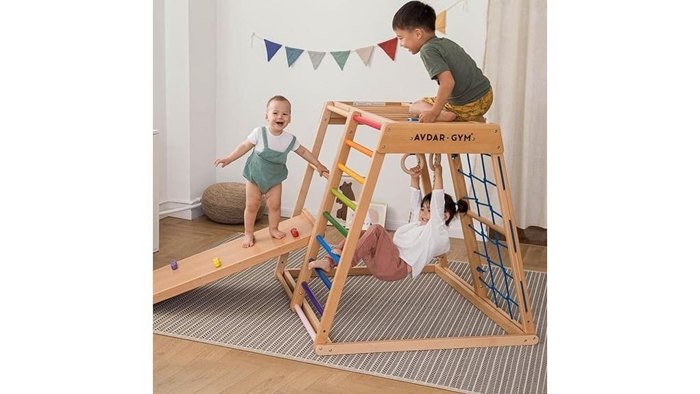 colorful padded multi level fun