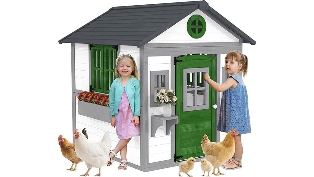 colorful plastic backyard clubhouse