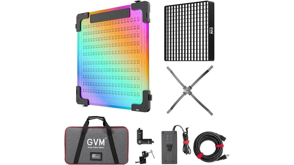 compact 100w foldable rgb panel