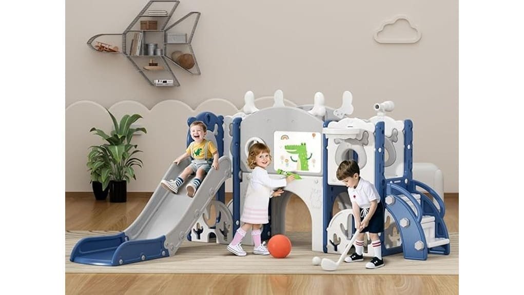 compact 13 in 1 toddler slide