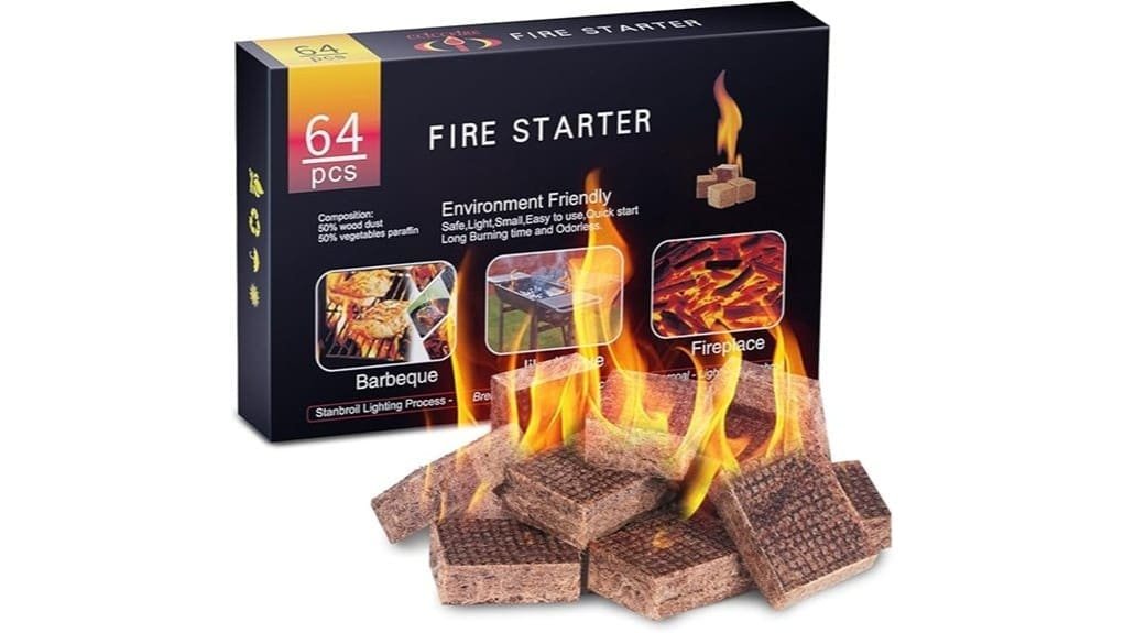 compact 64 piece fire starter