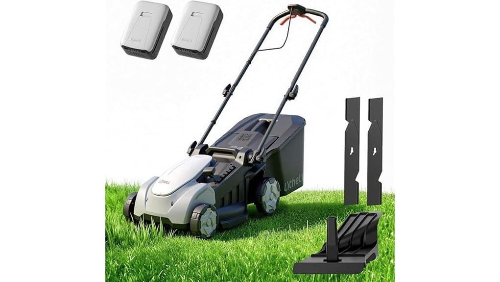 compact cordless 16 inch mower