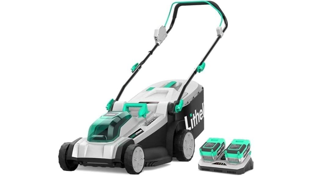 compact cordless 17 inch mower