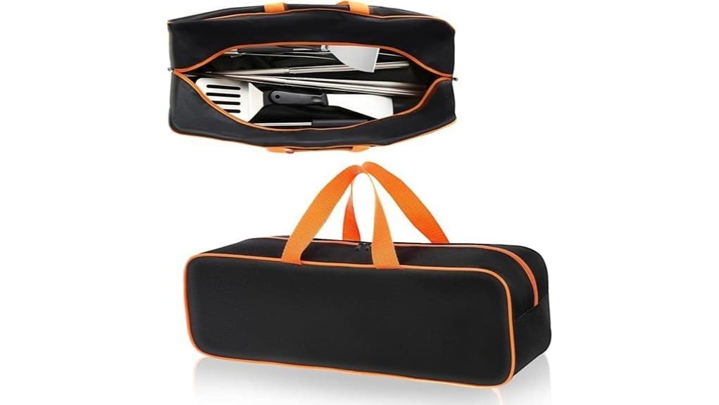 compact durable grill tool bag