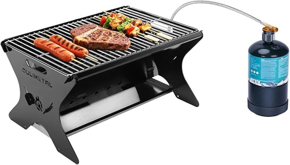 compact lightweight foldable grill
