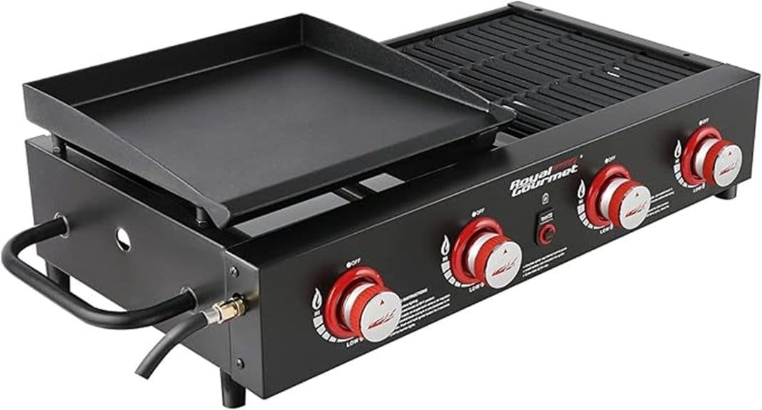 compact portable propane grill