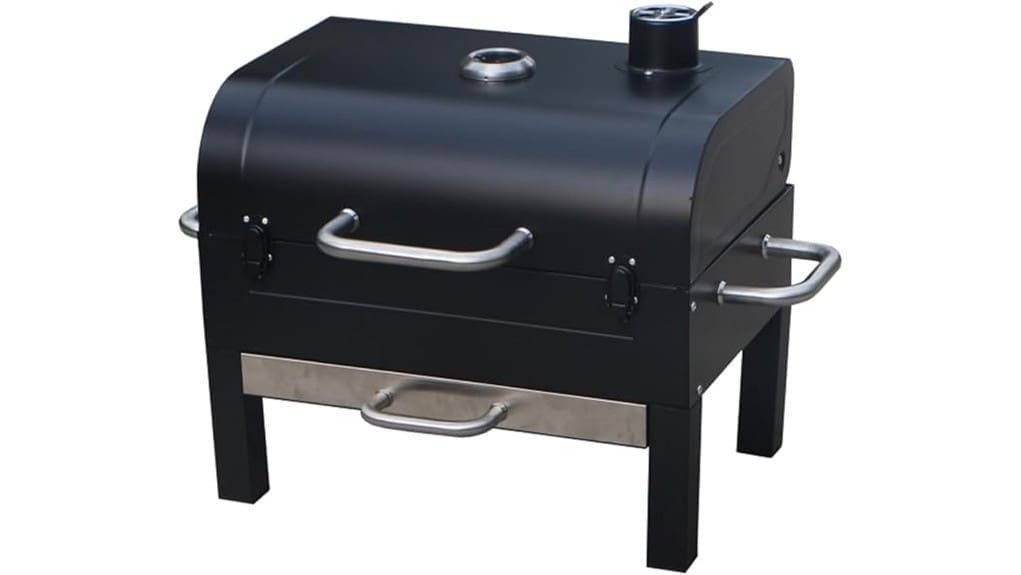 compact portable tabletop barbecue grill