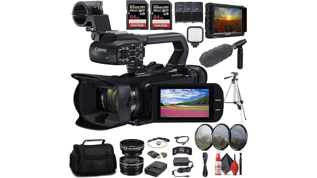 compact professional 4k camcorder
