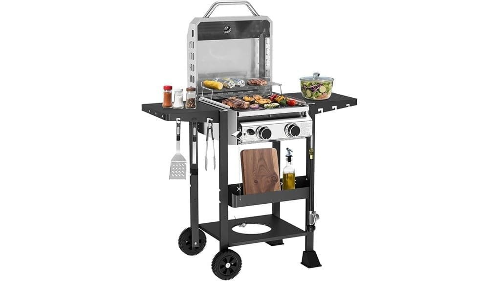 compact propane gas grill