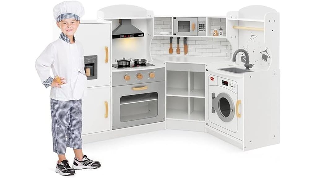 compact realistic kid sized kitchen